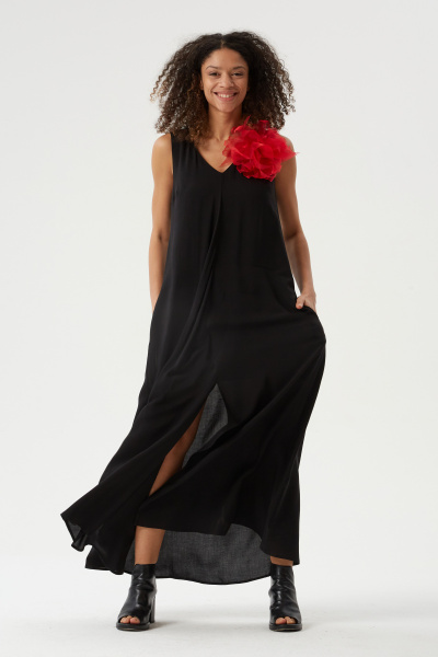 платье 5057 черный модал (2)