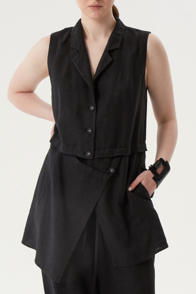 жилет 3052 черный, брюки 267 (6) жилет 3052 черный, брюки 267 (6)