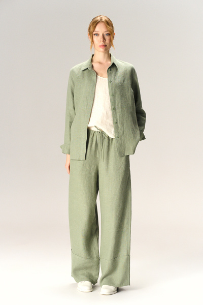 брюки 2245 зеленый (3)