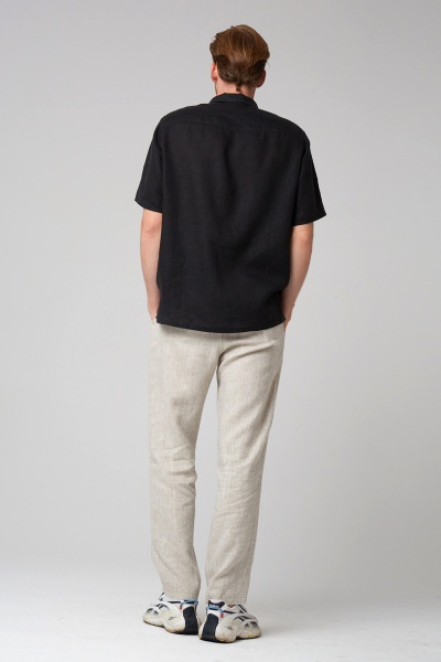 брюки 224 натуральный, рубашка 131 черный (7)