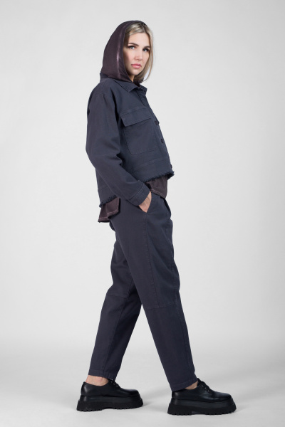 Жакет 364 мустанг брюки 244 мустанг с-лиловый (7)