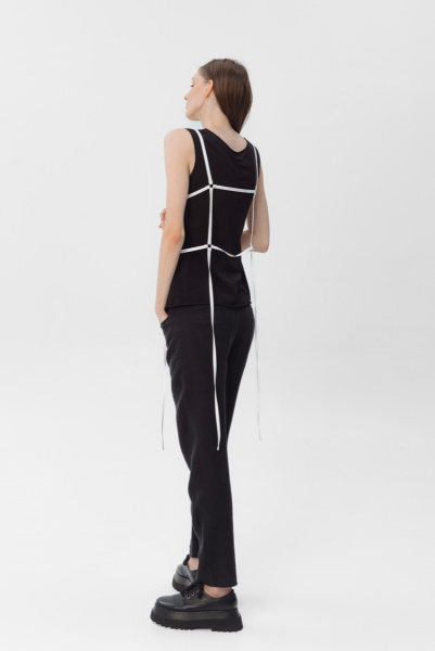 портупея сбруя 730 белая (3)