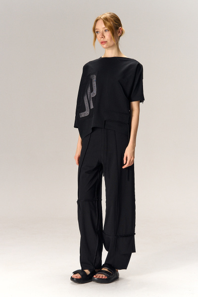 туника 1069 черная (3)