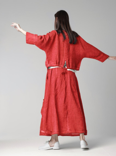 Жакет 372 юбка 620 лен  (1)