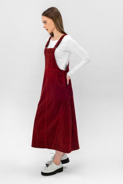 сарафан Монако 5018 красный  (4)