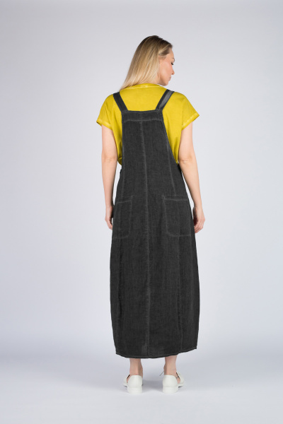 сарафан 558 лен блуза 1019 (10) серый