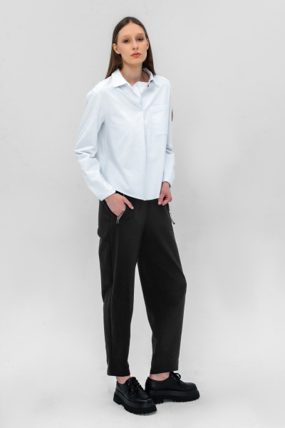 блуза 1073 белый, брюки 20022  (2)