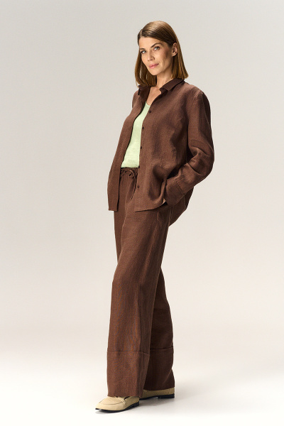 брюки 2245, жакет коричневый 3115 (1)