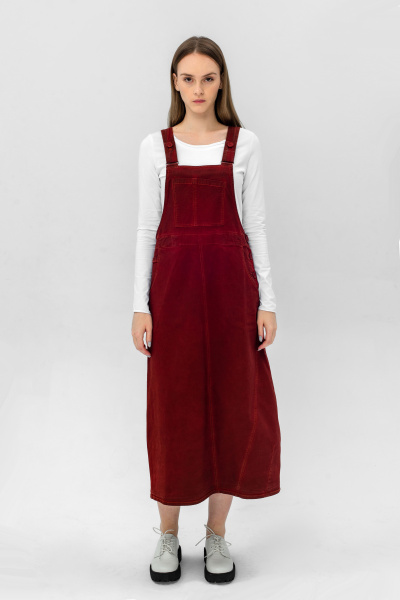 сарафан Монако 5018 красный  (2)