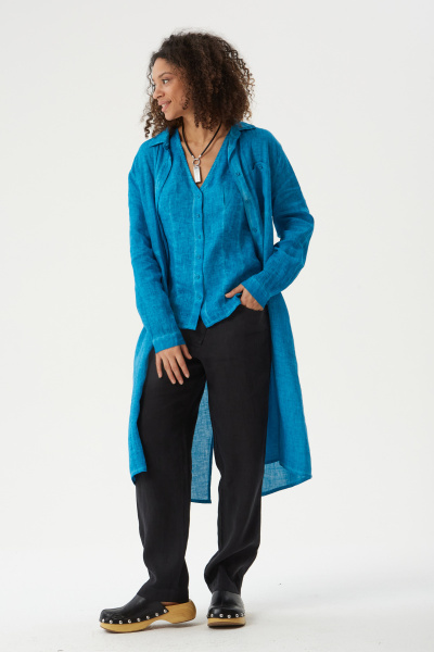 парка 422,блуза 1048 бирюза (5)