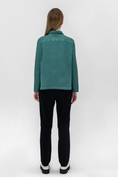 блуза 1073 зеленый (4)