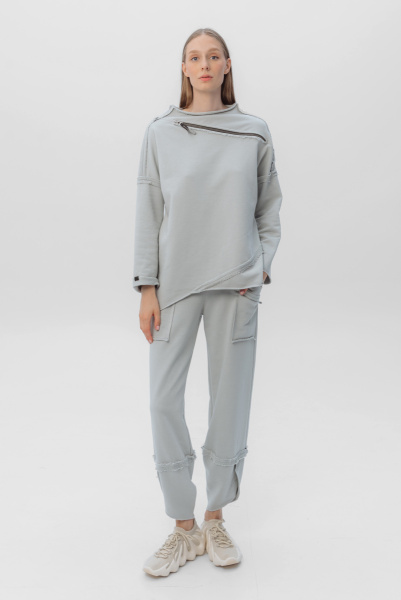 брюки 20024 серый, туника 1072 (1)