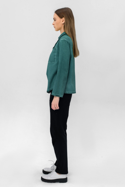 блуза 1073 зеленый (3)