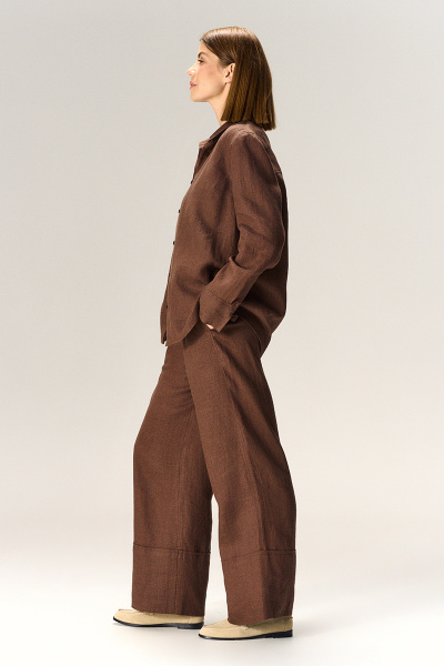 брюки 2245, жакет коричневый 3115 (2)