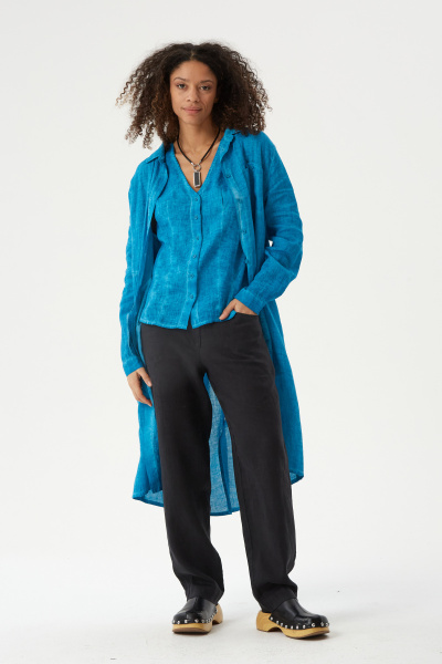 парка 422,блуза 1048 бирюза (2.1)