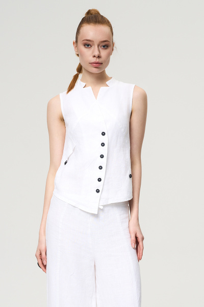 жилет 3033 белый (3) жилет 3033 белый (3)