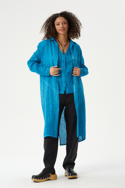 парка 422,блуза 1048 бирюза (3)